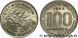 CAMEROON 100 Francs Etat du Cameroun, antilopes 1968 Paris