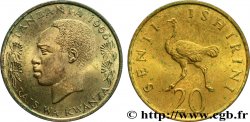 TANZANIA 20 Senti Julius Nyerere / autruche 1966
