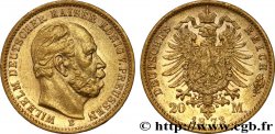 DEUTSCHLAND - PREUßEN 20 Mark Guillaume Ier, 1e type 1873 Hanovre