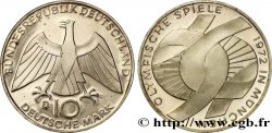 DEUTSCHLAND 10 Mark BE (proof) XXe J.O. Munich : l’idéal olympique / aigle 1972 Munich
