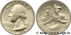 ÉTATS-UNIS D AMÉRIQUE 1/4 Dollar Washington / tambour 1976 Philadelphie SUP