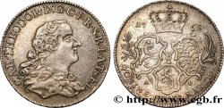 ALEMANIA - PALATINADO 1/4  Konventionthaler Charles Théodore IV 1765 