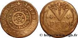 GERMANIA - OSNABRÜCK 5 Pfennig emblème à la roue 1726