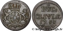 ALEMANIA - CLÉVERIS 1 Duit (1/8 Stuber) Duché de Clèves 1753