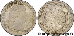 ALLEMAGNE - PALATINAT 10 Kreuzer Charles Théodore IV / armes couronnées 1763 