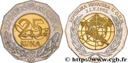 CROAZIA 25 Kuna Admission de la Croatie à l’ONU 1997
