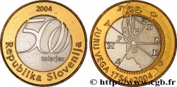 SLOVÉNIE 500 Tolarjev mathématicien Jurij Vega 1754-2004 2004 Kremnica SPL
