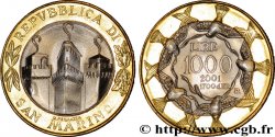 SAINT-MARIN 1000 Lire les trois tours / colombes 2001 Rome SPL