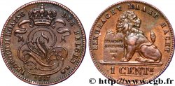 BELGIEN 1 Centime lion monogramme de Léopold II légende en flamand 1887 