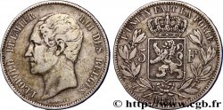 BELGIQUE 5 Francs Léopold Ier 1850