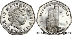 ISLE OF MAN 50 Pence Elisabeth II / tour Milner’s à Port Erin 2010  MS