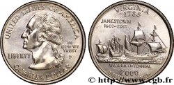 ÉTATS-UNIS D AMÉRIQUE 1/4 Dollar Virginie : arrivée des navires Susan Constant, Godspeed et Discovery le 12 mai 1607 à Jamestown dans la baie de Chesapeake 2000 Denver