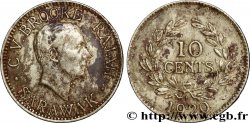 SARAWAK 10 Cents Sarawak Rajah C.V. Brooke 1920 Heaton - H