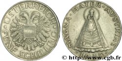 AUSTRIA 5 Schilling Madone de Mariazell / aigle bicéphale 1935