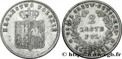 POLAND 2 Zlote monnayage révolutionnaire 1831 Varsovie