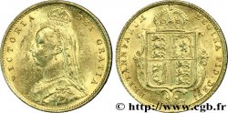 UNITED KINGDOM 1/2 Souverain Victoria “buste du jubilé” 1887 Londres