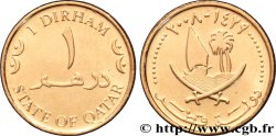 QATAR 1 Dirham emblème du Qatar ah1429 2008  SPL