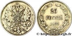 FINLAND 25 Pennia aigle bicéphale 1901 Helsinki