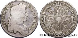 UNITED KINGDOM 1 Crown Charles II / armes tranche type T. PRIMO 1679 