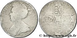UNITED KINGDOM 1 Crown reine Anne / armes, 7e année de règne (“sexto” sur la tranche) 1708 Edimbourg