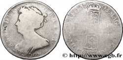 REGNO UNITO 1/2 Crown reine Anne / armes VIGO et TERTIO sur tranche 1703 Londres