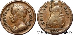 ROYAUME-UNI 1 Farthing Charles II / Britannia 1674