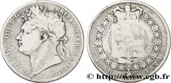 VEREINIGTEN KÖNIGREICH 1/2 Crown Georges IIII / emblème 1824