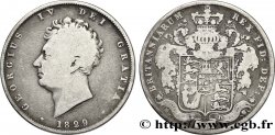 REGNO UNITO 1/2 Crown Georges IV / emblème 1829