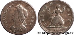 UNITED KINGDOM 1 Farthing Georges II / Britannia 1730