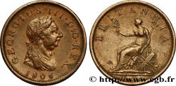 ROYAUME-UNI 1 Penny Georges III tête laurée 1806 Soho
