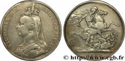 UNITED KINGDOM 1 Crown Victoria buste du jubilé / St Georges terrassant le dragon 1889