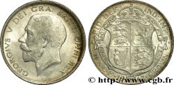 VEREINIGTEN KÖNIGREICH 1/2 Crown Georges V / blason 1917 Londres