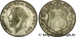 UNITED KINGDOM 1/2 Crown Georges V / blason 1924