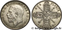 UNITED KINGDOM 1 Florin Georges V / emblème aux blasons 1925