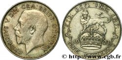 ROYAUME-UNI 1 Shilling Georges V / lion surmontant une couronne 1923 