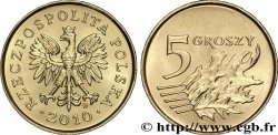 POLONIA 5 Groszy aigle / feuilles de chêne 2010 Varsovie SC
