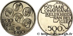 BELGIQUE 500 Francs 150e anniversaire de l’indépendance 1980 Bruxelles