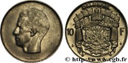 BELGIQUE 10 Francs roi Baudouin légende française 1971 Bruxelles SUP