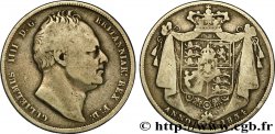 ROYAUME-UNI 1/2 Crown Guillaume IV 1834