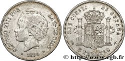 ESPAGNE 5 Pesetas Alphonse XIII 2e type 1894 Madrid