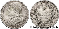 VATICAN ET ÉTATS PONTIFICAUX 2 Lire Pie IX an XXI 1866 Rome