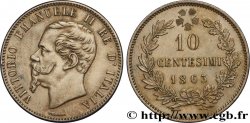 ITALIE 10 Centesimi Royaume d’Italie Victor Emmanuel II 1863