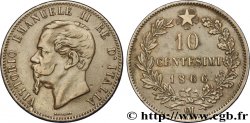 ITALIE 10 Centesimi Royaume d’Italie Victor Emmanuel II 1866 Strasbourg