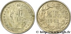 SCHWEIZ 1/2 Franc Helvetia 1962 Berne