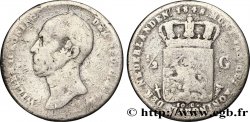 NETHERLANDS 1/2 Gulden Guillaume II 1848 Utrecht