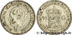 PAYS-BAS 1/2 Gulden Wilhelmina 1930  TTB