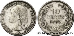 NIEDERLANDE 10 Cents Wilhelmine 1893 Utrecht