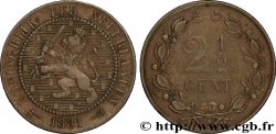 NETHERLANDS 2 1/2 Cents lion couronné 1881 Utrecht