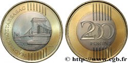 HUNGARY 200 Forint le pont à chaîne Széchenyi de Budapest 2010 Budapest