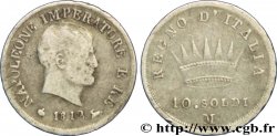 ITALIE - ROYAUME D ITALIE - NAPOLÉON Ier 10 Soldi Napoléon Empereur et Roi d’Italie 1812 Milan - M